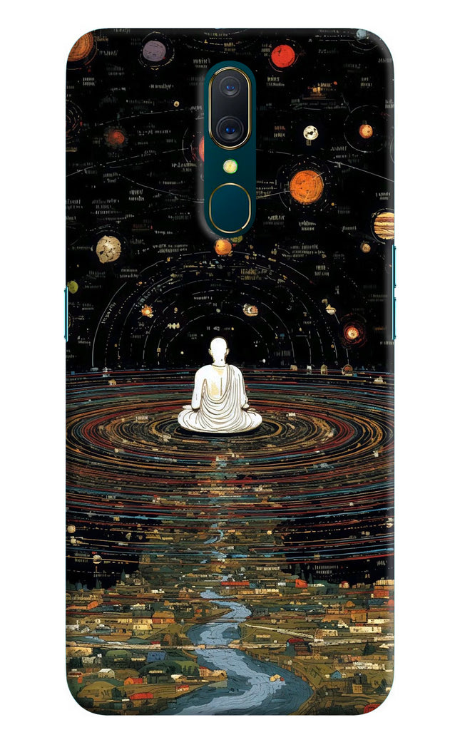 Space Monk Oppo A9 Hard Case Back Cover by Casekaro