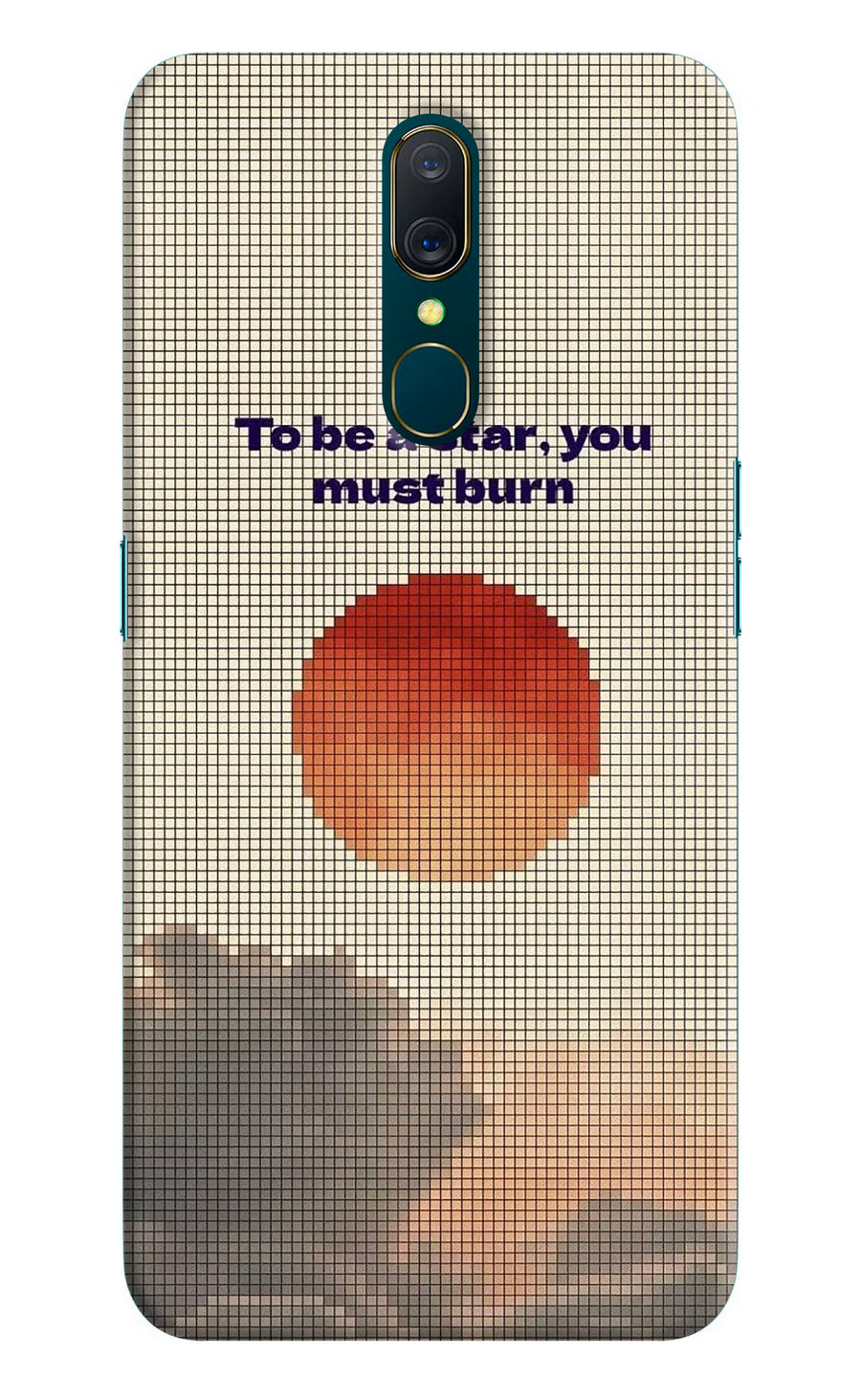 Pixel Sun Oppo A9 Back Cover, Hard case