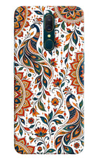 White Mayura Oppo A9 Hard Case Back Cover by Casekaro