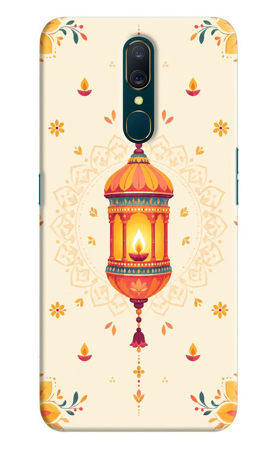 Golden Lantern Oppo A9 Back Cover, Hard case