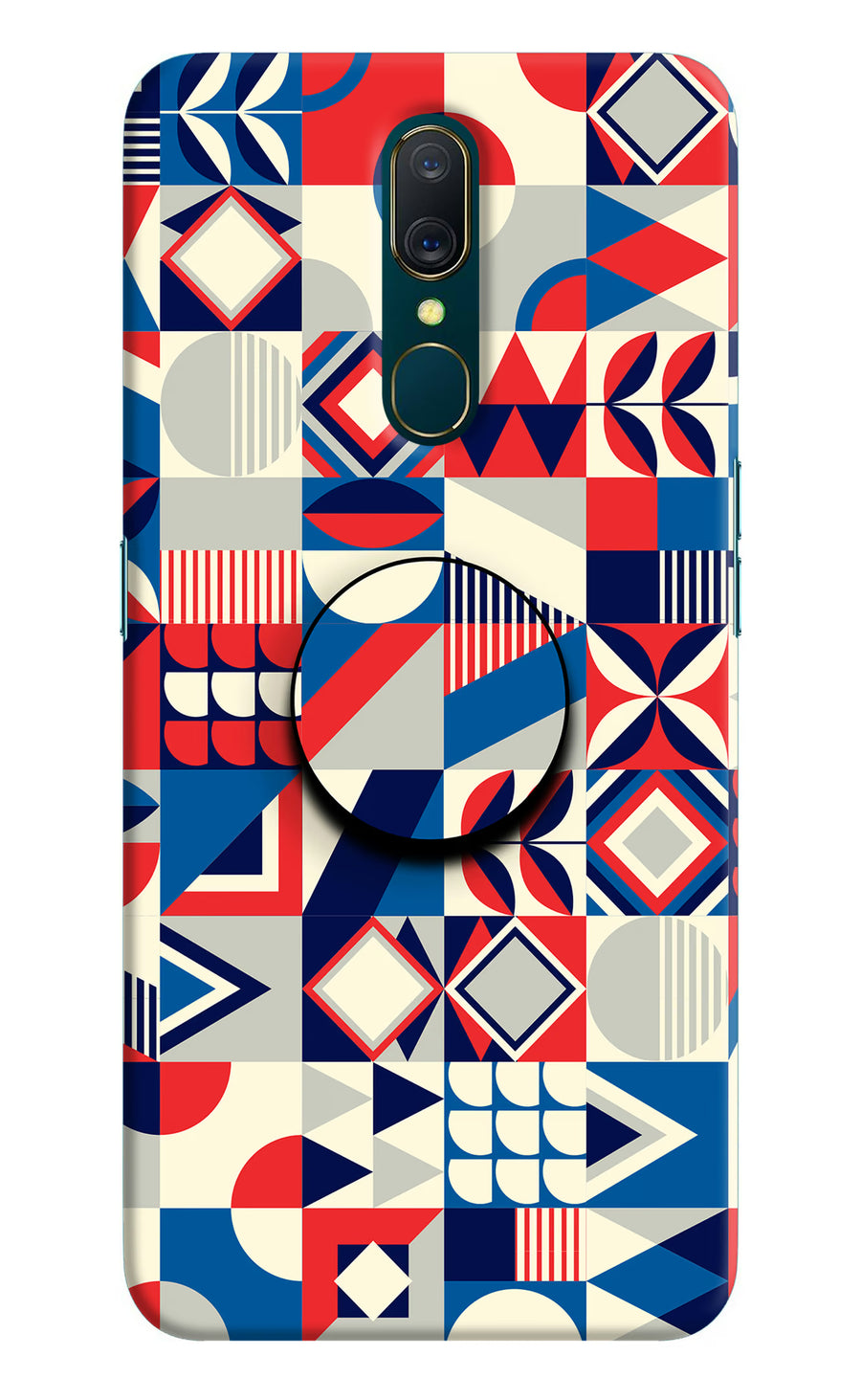 Colorful Pattern Oppo A9 Pop Case, Hard case