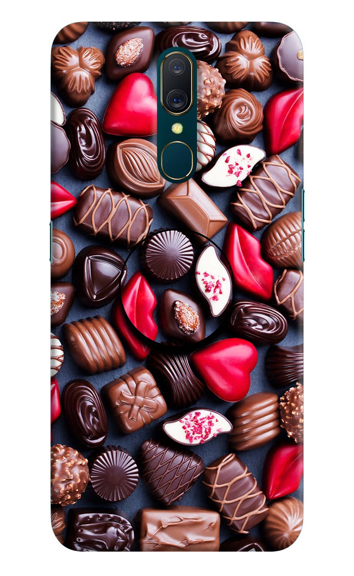 Chocolates Oppo A9 Pop Case by Casekaro