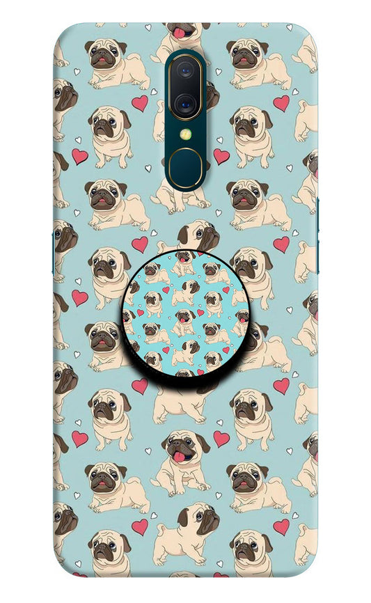 Pug Dog Oppo A9 Pop Case by Casekaro