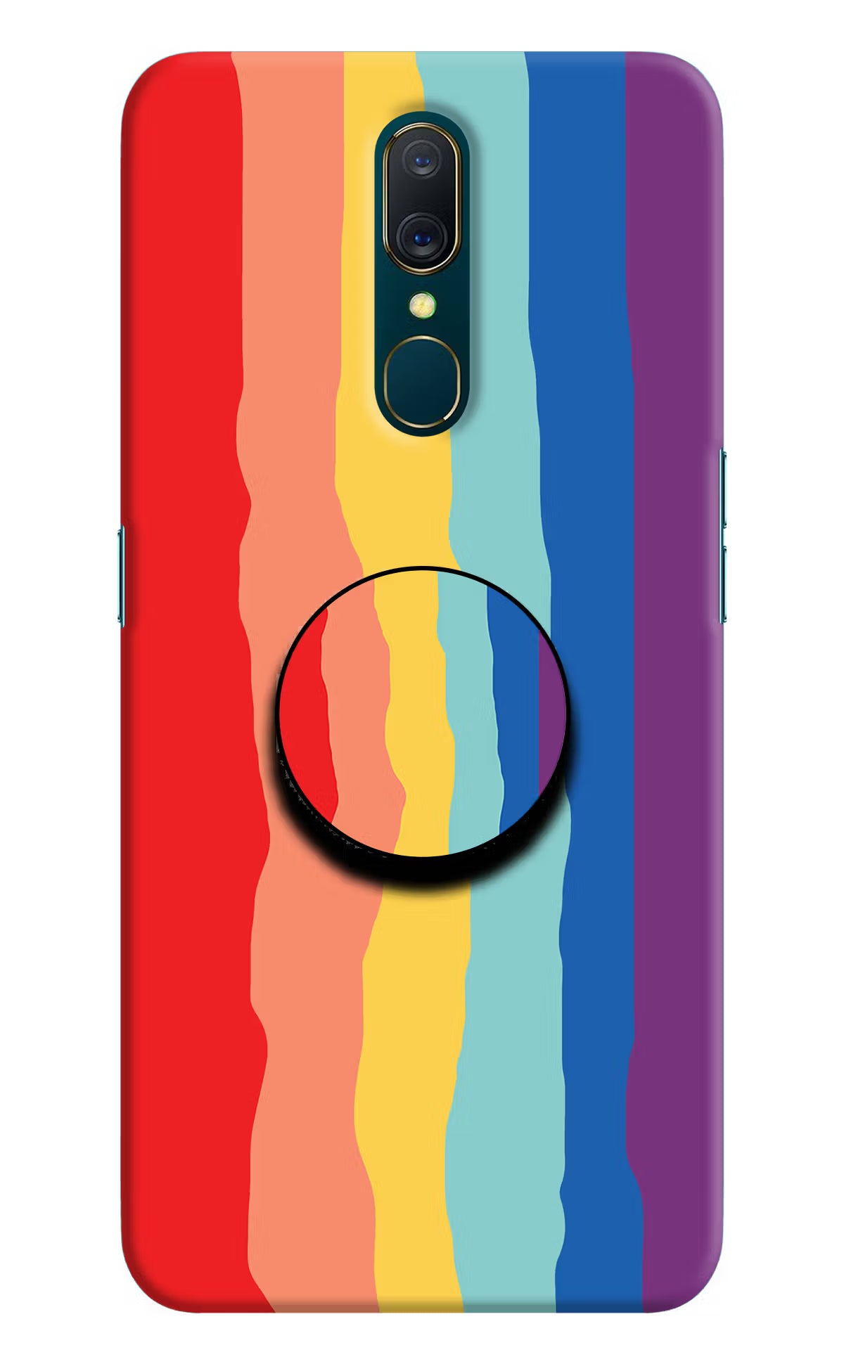 Rainbow Oppo A9 Pop Case by Casekaro