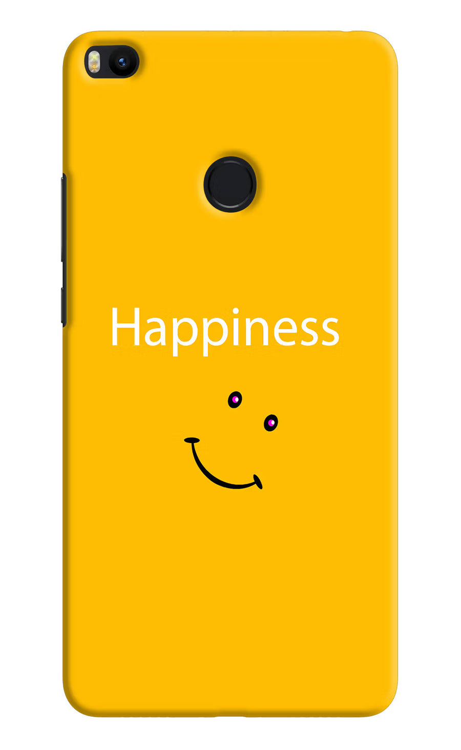 Happiness With Smiley Mi Max 2 Back Cover, Hard case