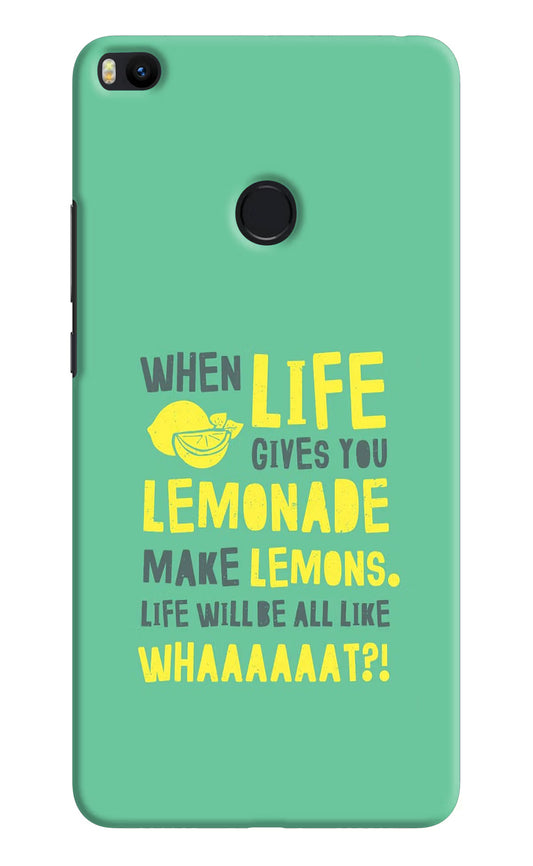 Quote Mi Max 2 Hard Case Back Cover by Casekaro