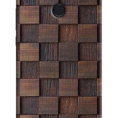 Wooden Cube Design Mi Max 2 Hard Case Back Cover by Casekaro