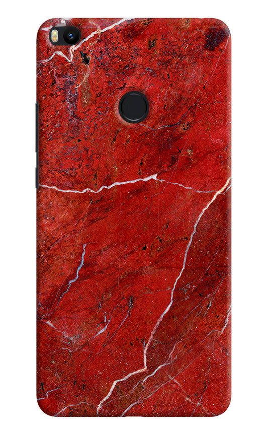 Red Marble Design Mi Max 2 Hard Case Back Cover by Casekaro