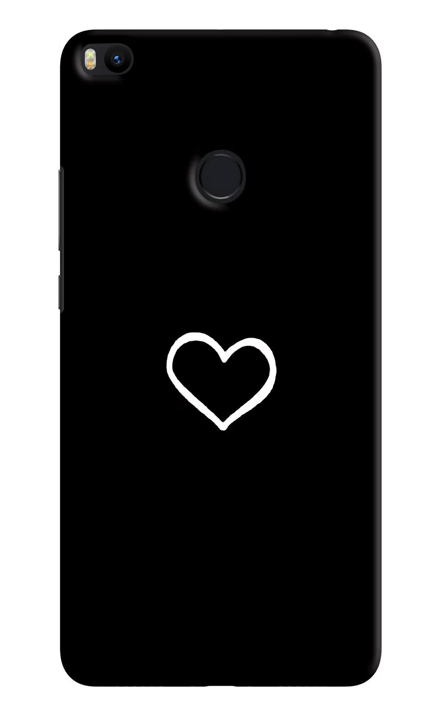 Heart Mi Max 2 Back Cover, Hard case