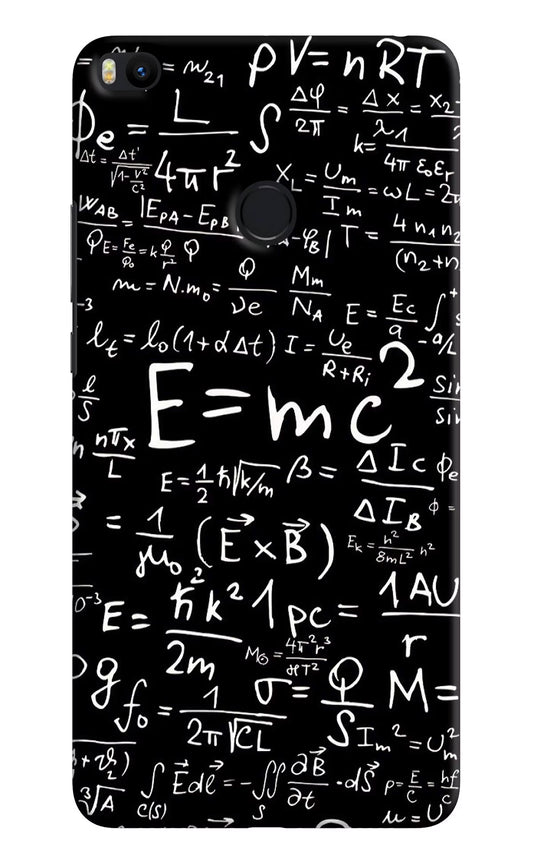 Physics Formula Mi Max 2 Hard Case Back Cover by Casekaro