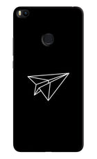 Paper Plane White Mi Max 2 Hard Case Back Cover by Casekaro