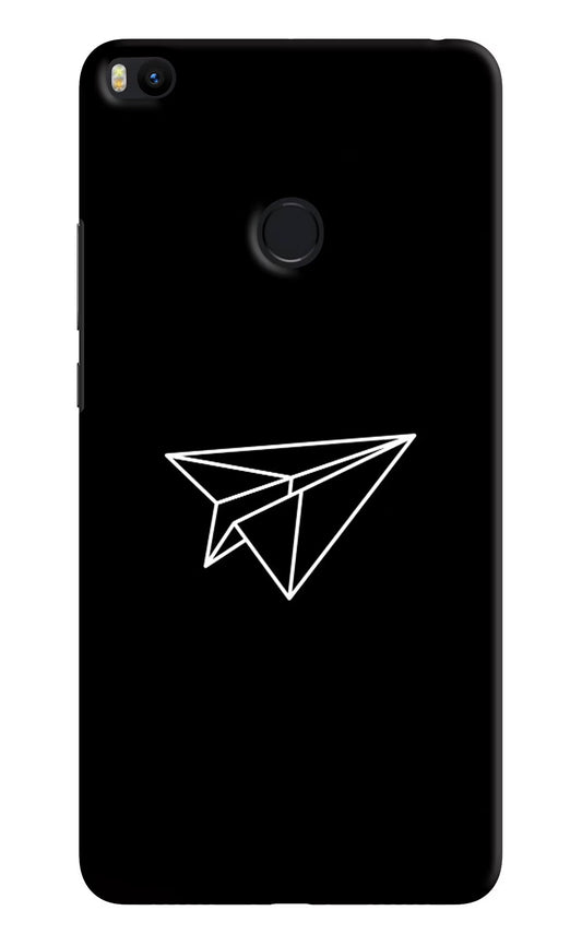 Paper Plane White Mi Max 2 Hard Case Back Cover by Casekaro