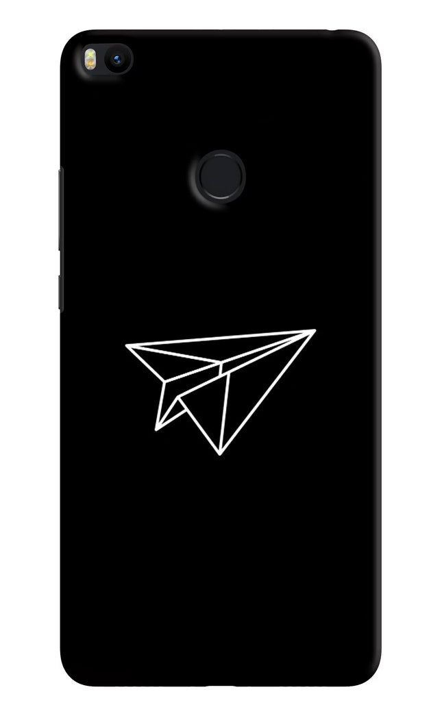 Paper Plane White Mi Max 2 Hard Case Back Cover by Casekaro