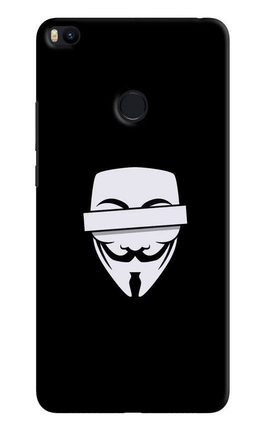 Anonymous Face Mi Max 2 Hard Case Back Cover by Casekaro