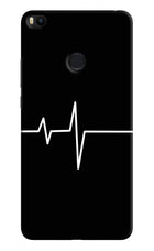 Heart Beats Mi Max 2 Hard Case Back Cover by Casekaro