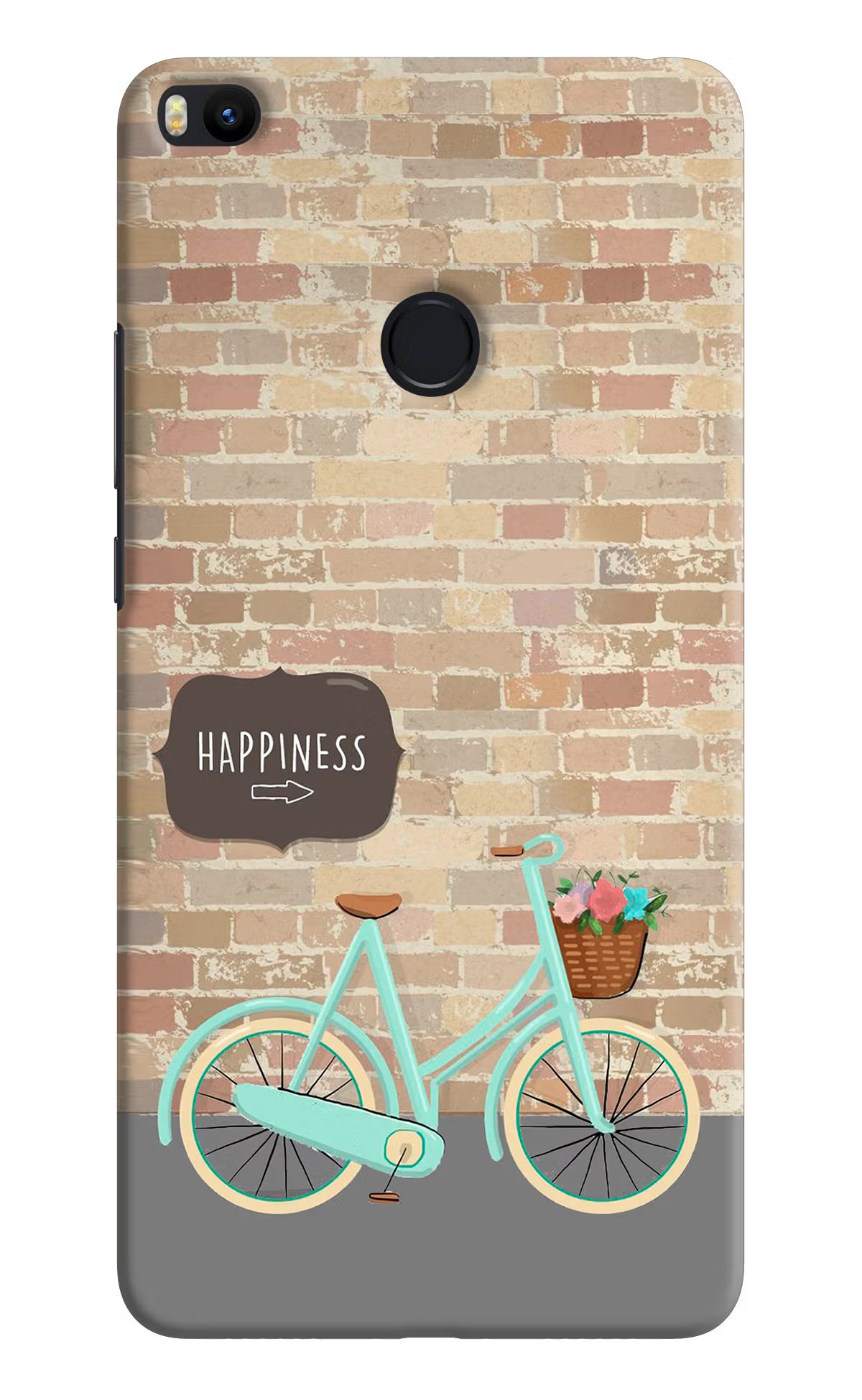 Happiness Artwork Mi Max 2 Hard Case Back Cover by Casekaro