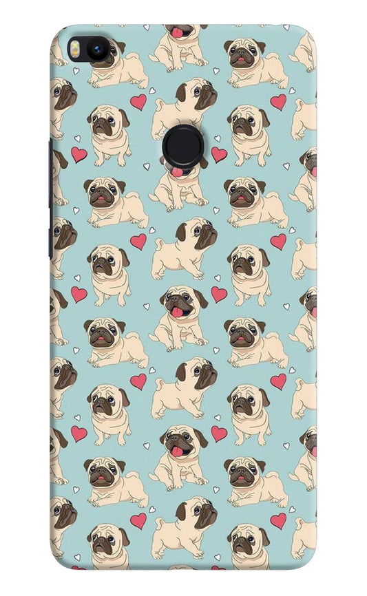 Pug Dog Mi Max 2 Hard Case Back Cover by Casekaro