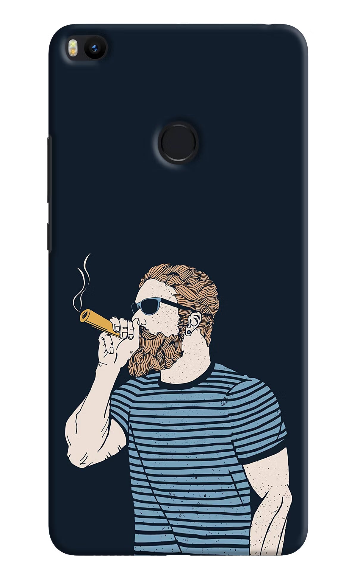Smoking Mi Max 2 Hard Case Back Cover by Casekaro