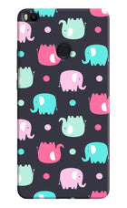 Elephants Mi Max 2 Hard Case Back Cover by Casekaro