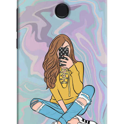 Selfie Girl Mi Max 2 Hard Case Back Cover by Casekaro