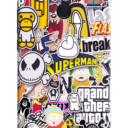Sticker Bomb Mi Max 2 Hard Case Back Cover by Casekaro