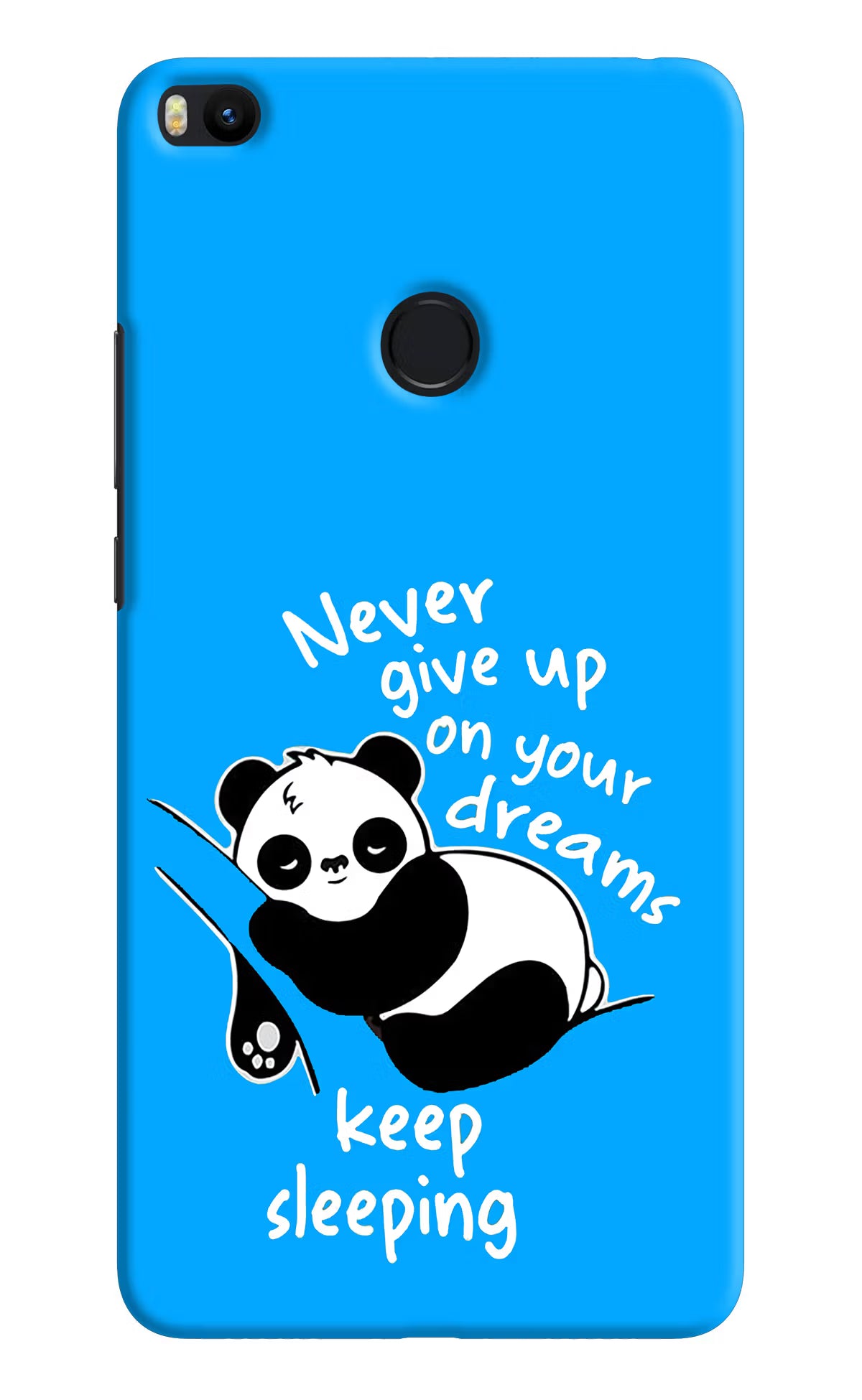 Keep Sleeping Mi Max 2 Hard Case Back Cover by Casekaro