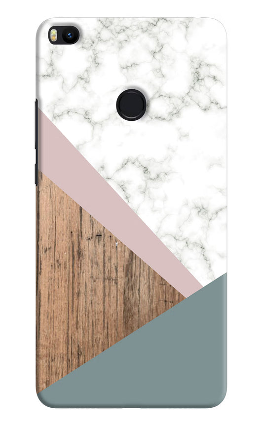 Marble wood Abstract Mi Max 2 Hard Case Back Cover by Casekaro