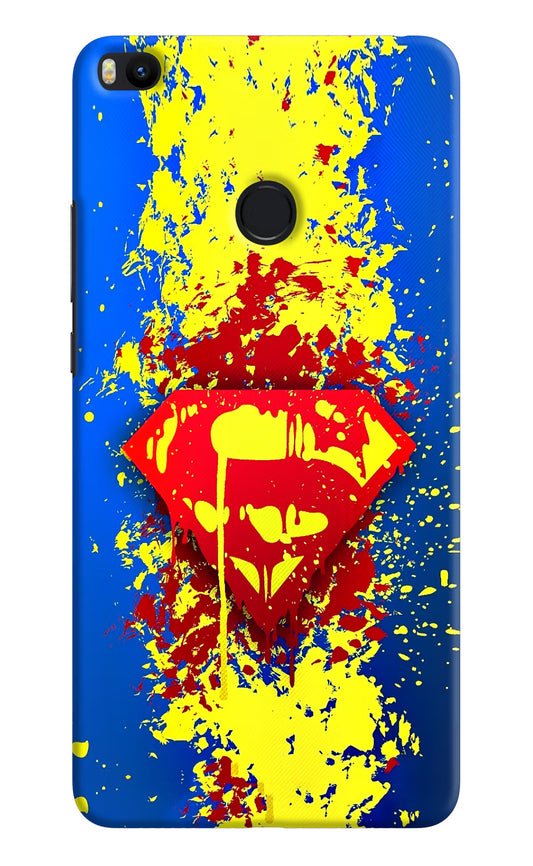 Superman logo Mi Max 2 Hard Case Back Cover by Casekaro