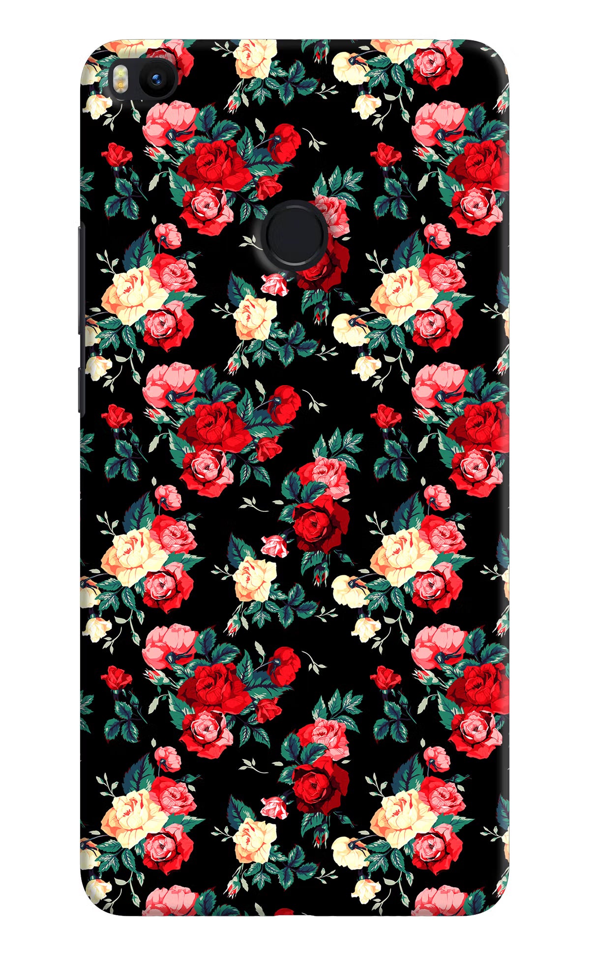 Rose Pattern Mi Max 2 Hard Case Back Cover by Casekaro