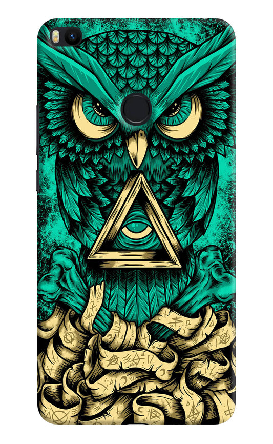 Green Owl Mi Max 2 Hard Case Back Cover by Casekaro