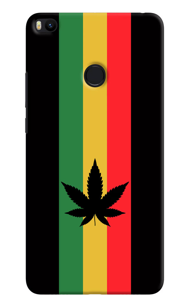 Weed Flag Mi Max 2 Hard Case Back Cover by Casekaro