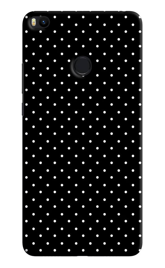 White Dots Mi Max 2 Hard Case Back Cover by Casekaro