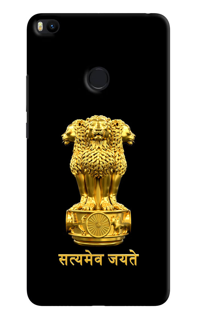 Satyamev Jayate Golden Mi Max 2 Hard Case Back Cover by Casekaro