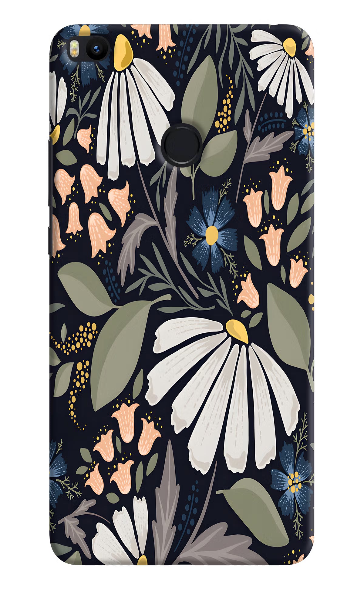 Flowers Art Mi Max 2 Hard Case Back Cover by Casekaro