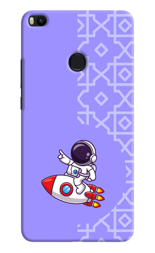 Cute Astronaut Mi Max 2 Hard Case Back Cover by Casekaro