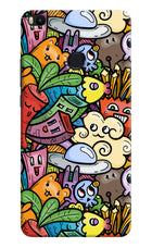 Veggie Doodle Mi Max 2 Hard Case Back Cover by Casekaro