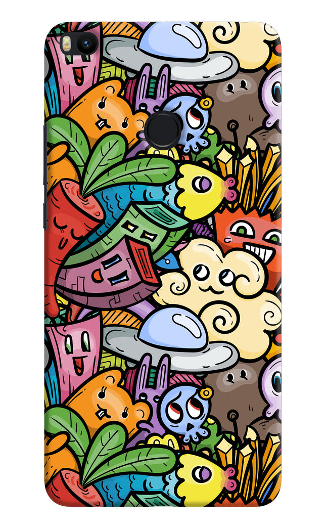 Veggie Doodle Mi Max 2 Hard Case Back Cover by Casekaro