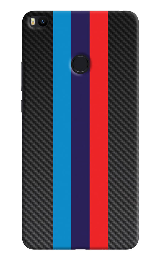 BMW Stripes Pattern Mi Max 2 Hard Case Back Cover by Casekaro