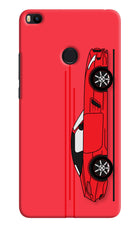 Red Velocity Mi Max 2 Hard Case Back Cover by Casekaro