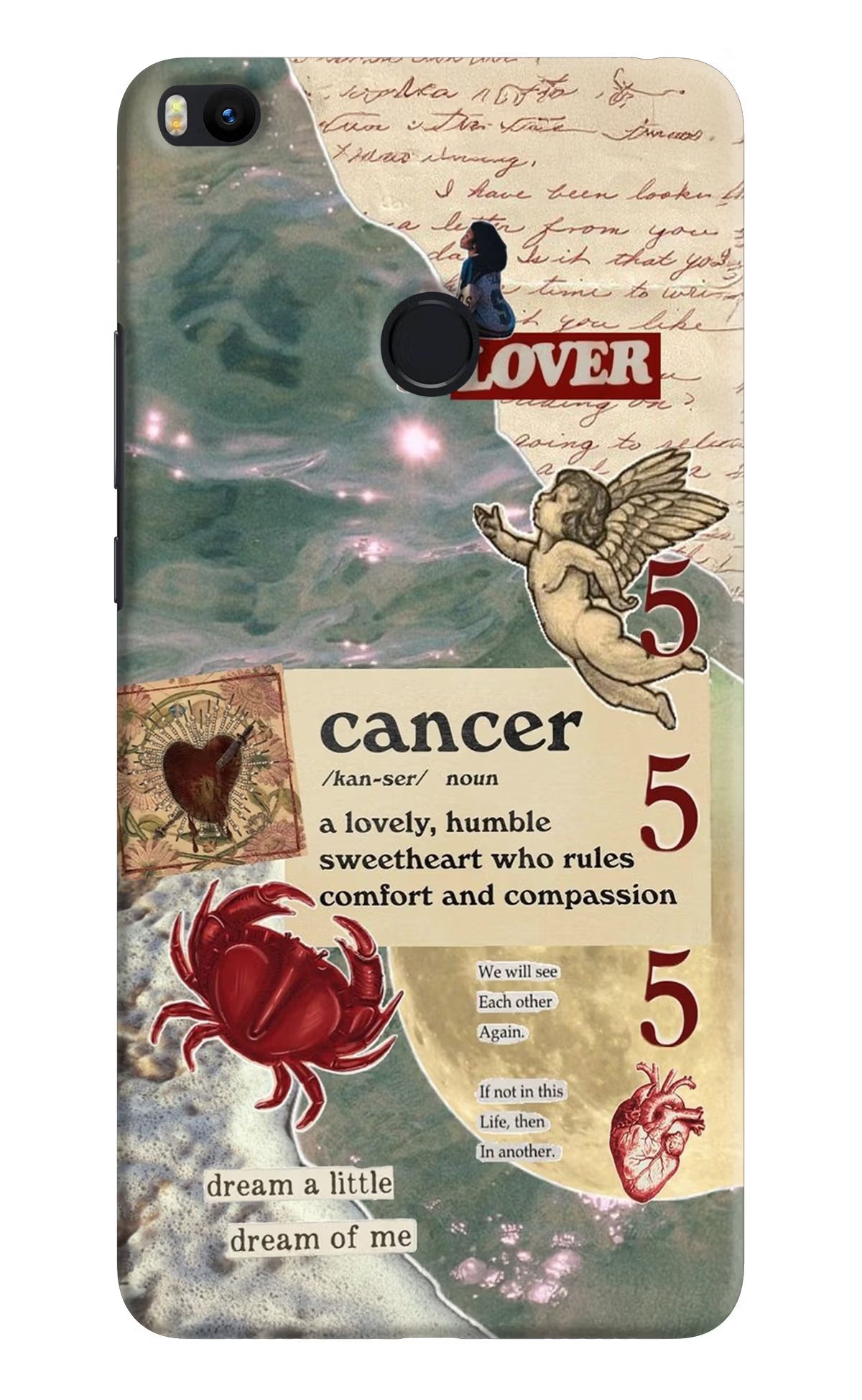 Cancer Zodiac Mi Max 2 Hard Case Back Cover by Casekaro