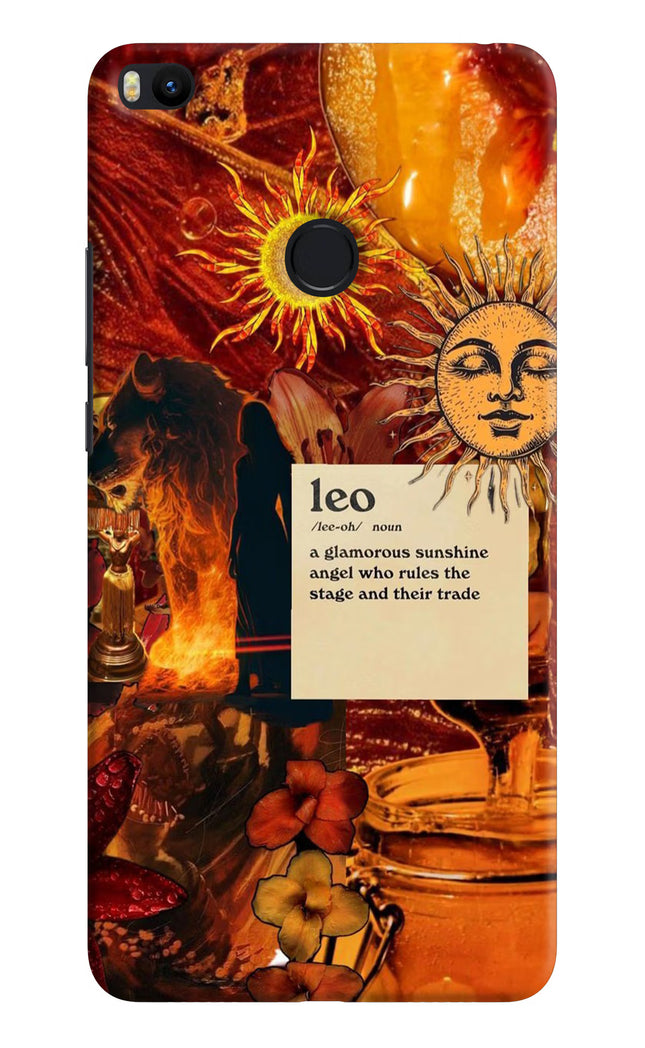 Leo Zodiac Mi Max 2 Hard Case Back Cover by Casekaro