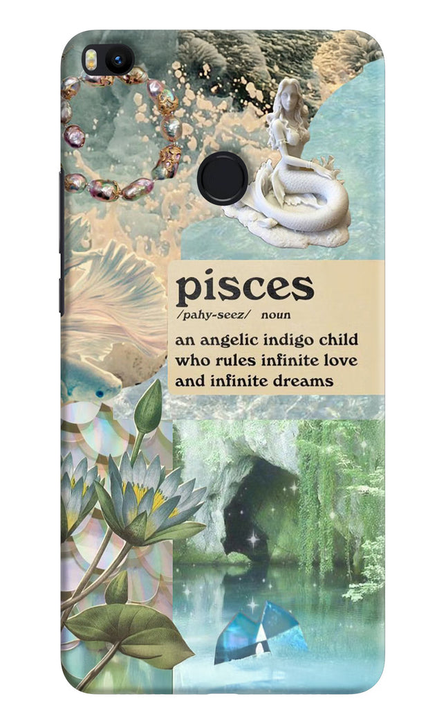 Pisces Zodiac Mi Max 2 Hard Case Back Cover by Casekaro