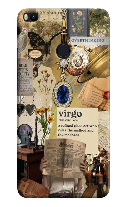 Virgo Zodiac Mi Max 2 Hard Case Back Cover by Casekaro