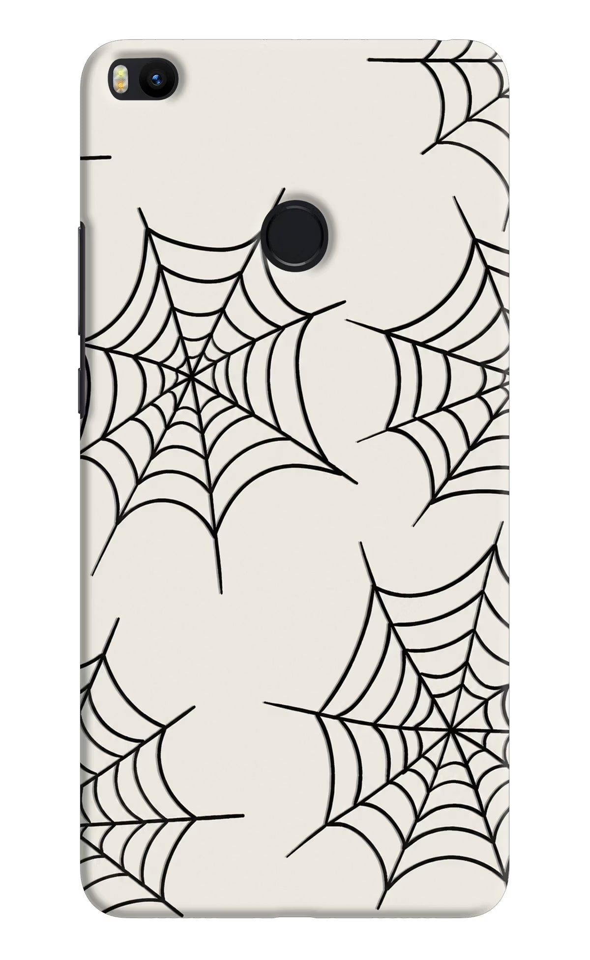 Spider Web Mi Max 2 Hard Case Back Cover by Casekaro