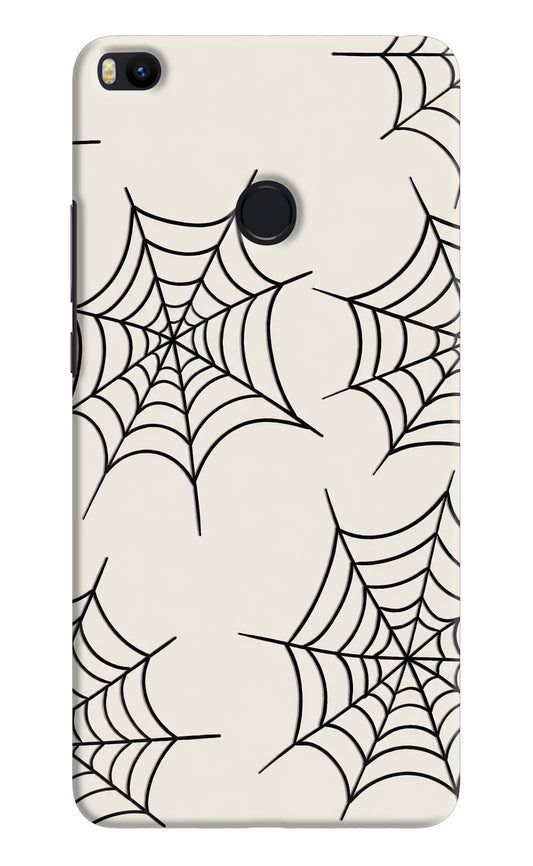 Spider Web Mi Max 2 Hard Case Back Cover by Casekaro