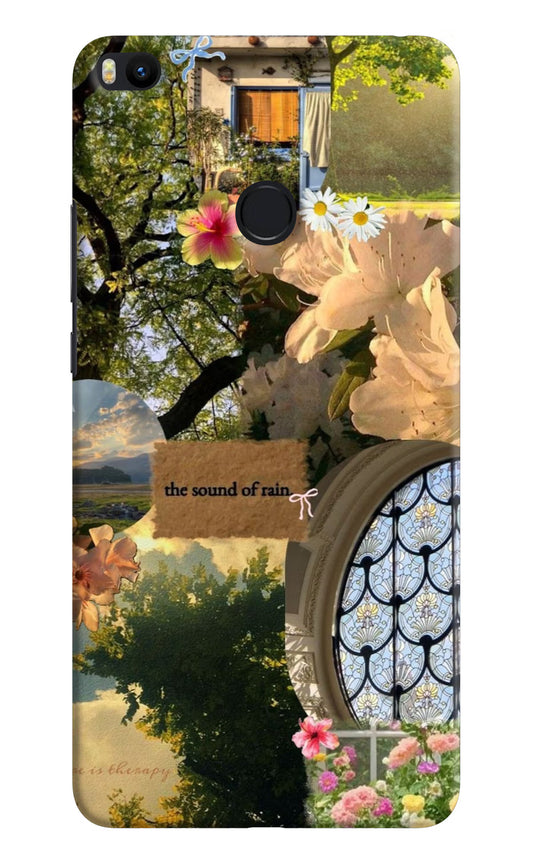 Rain Mi Max 2 Hard Case Back Cover by Casekaro