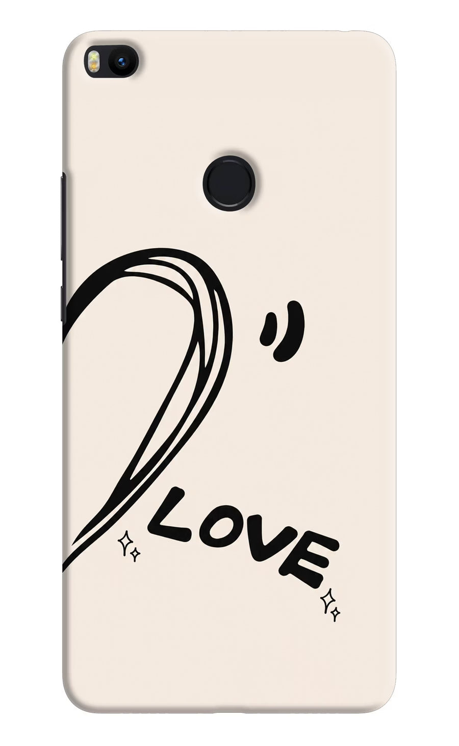 Soul Line Mi Max 2 Back Cover, Hard case