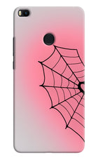 Pink Web Mi Max 2 Hard Case Back Cover by Casekaro