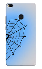 Blue Web Mi Max 2 Hard Case Back Cover by Casekaro