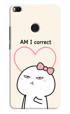Always Right Mi Max 2 Hard Case Back Cover by Casekaro